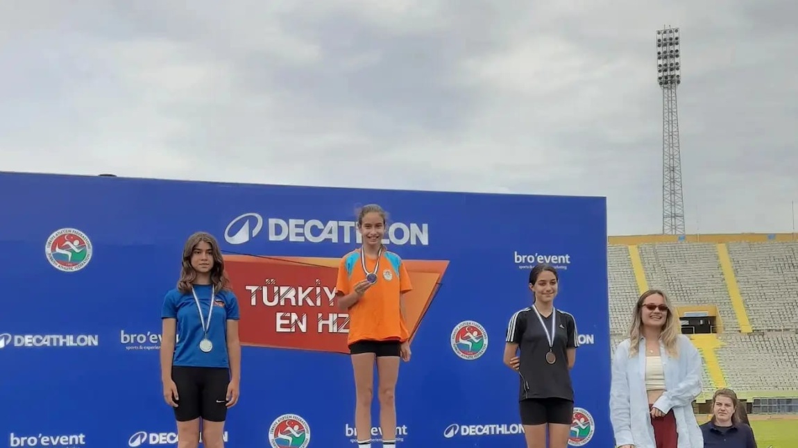 Türkiye'nin En Hızlısı yarışmasında öğrencimiz Nehir TOPÇU İzmir 1.oldu.